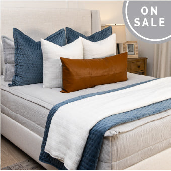 An infographic detailing the product of the month for September is Wyatt Luxe with the zipper bedding showcased.