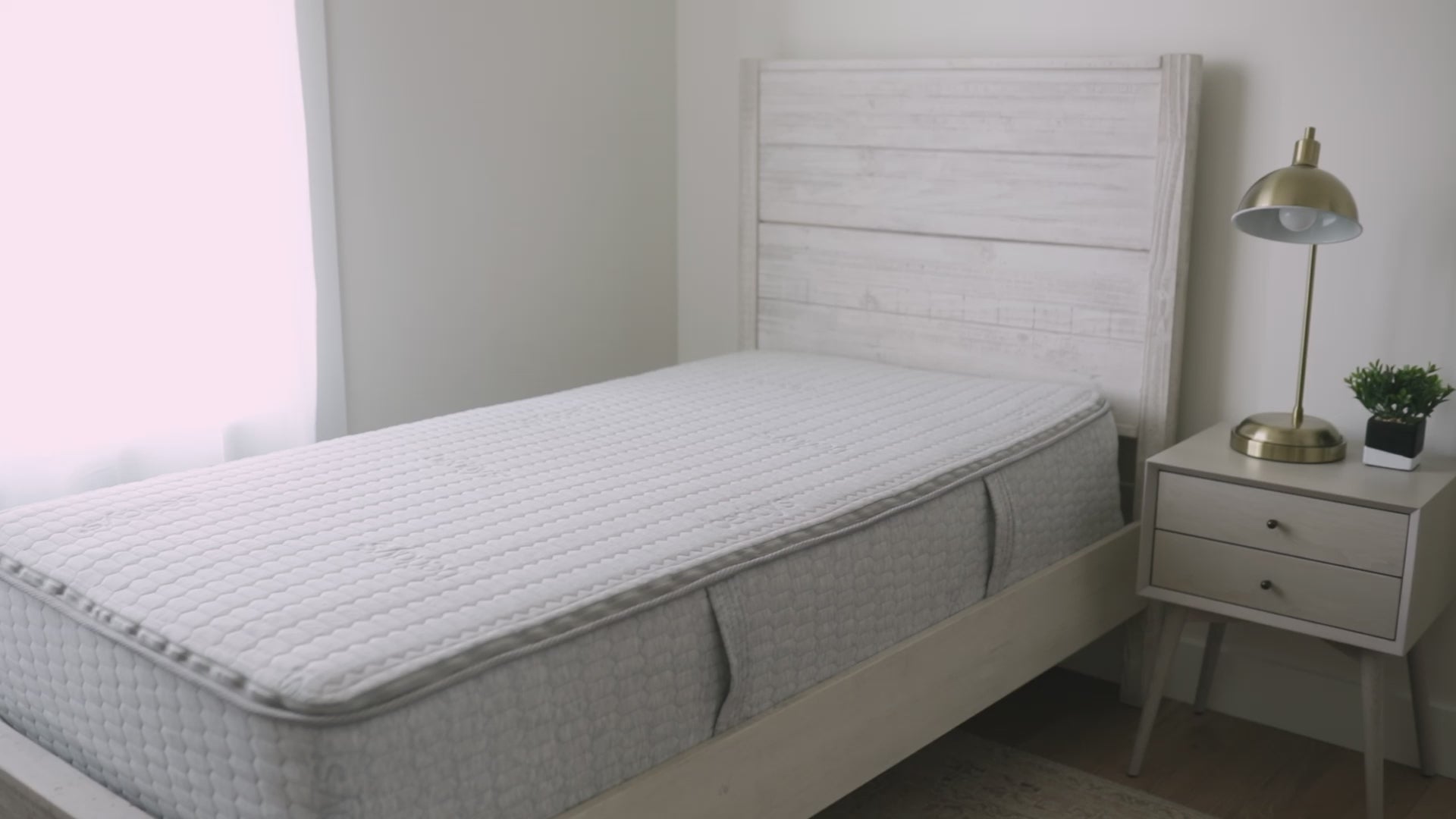 A video highlighting a ZipClean Bed-dys Mattress and it's unique features for easy washing.